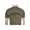 Astüm Komando Yazılı Kısa Kollu Baskılı Taktik Tişört Haki