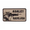 ADALET NAMLUDA Deri PEÇ - Arma - Askeri Patch