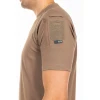 Astüm AKN BİSİKLET YAKA KISA KOLLU TAKTİK T-SHIRT-BEJ