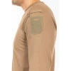 Astüm AKN BİSİKLET YAKA UZUN KOLLU TAKTİK T-SHIRT-BEJ