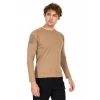 Astüm AKN BİSİKLET YAKA UZUN KOLLU TAKTİK T-SHIRT-BEJ