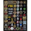 Astüm FBI PATCH KUCUK - SARI SIYAH