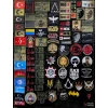 Astüm FBI PATCH KUCUK - SARI SIYAH
