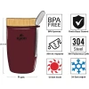 Igloo Bamboo Yemek Termosu 500ml-BORDO