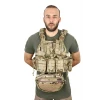 Korumalı ve Hızlı Bırakma Sistemli Multicam Çok Cepli Hücum Yeleği