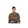 Astüm Orman Kamuflaj Kare Fileli Askeri Şal