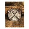 Runic CrossAxe Patch/Peç/Arma (9cm) Özel Tasarım Peç