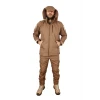 Astüm Softshell Bej Su Ve Rüzgar Geçirmez İçi Polarlı Takım (Mont + Pantolon)