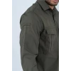 Astüm Combat Tactical Haki Outdoor Taktik Gömlek Fermuar Cepli Koruma Swat Gömlek - 424