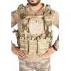 Astüm Tam Donanımlı Hücum Yeleği Çöl Kamuflaj