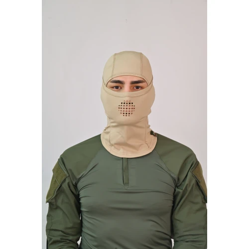 Astüm Tactical Bej Renk Balaclava Yüz Maskesi