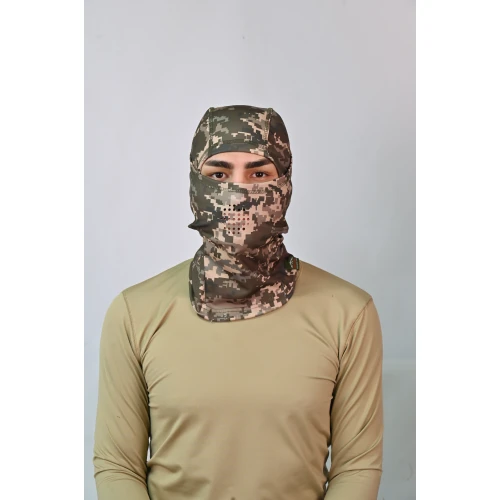 Piksel Renk Balaclava Yüz Maskesi