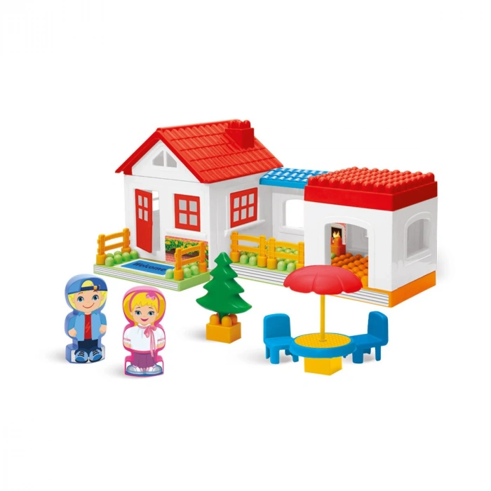 03135 TEK KATLI EV BLOKLAR 36 PARÇA