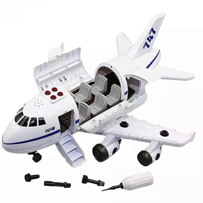 1005033 Sesli ve Işıklı Sök Tak Yolcu Uçağı