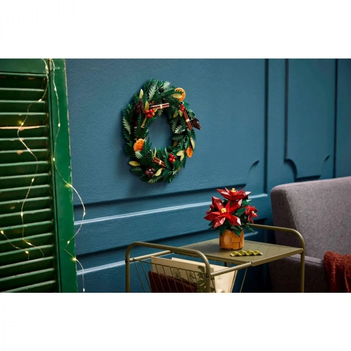 10340 Lego iconic Botanicals Çelenk - Wreath 1194 parça +18 yaş