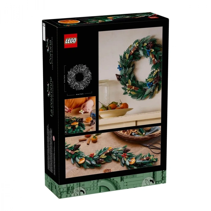 10340 Lego iconic Botanicals Çelenk - Wreath 1194 parça +18 yaş