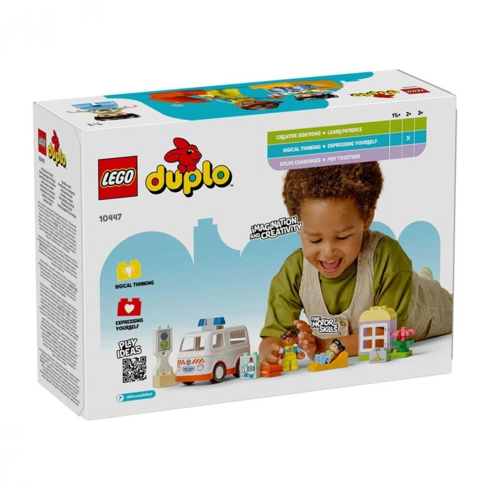 10447 Lego Duplo Ambulans ve Sürücü 19 parça +2 yaş