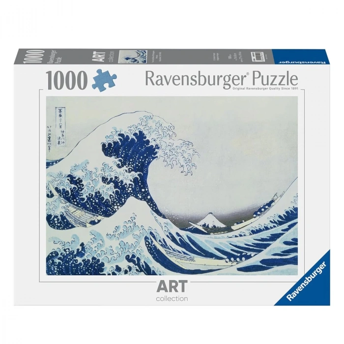 120001072 Kanagawa Dalgası 1000 parça Ravensburger Puzzle