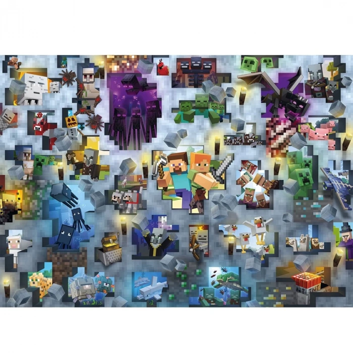 12000422 Minecraft Mobs 1000 parça Ravensburger Puzzle
