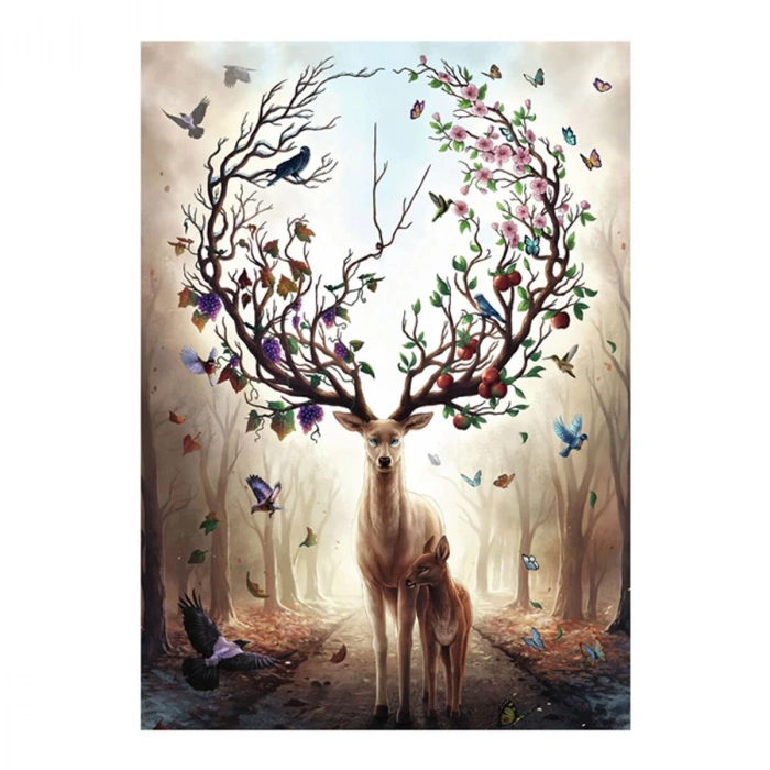 12000459 Fantastik Geyik 1000 parça Ravensburger Puzzle