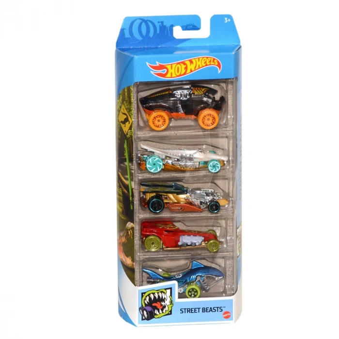1806 Kampanya - Hot Wheels Beşli Araba Seti - ERKOL özel kampanya fiyatı