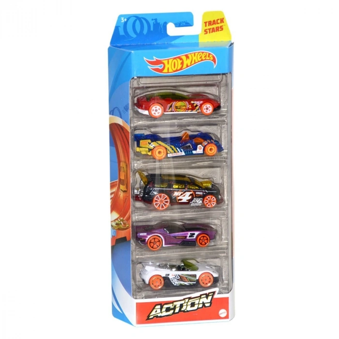 1806 Kampanya - Hot Wheels Beşli Araba Seti - ERKOL özel kampanya fiyatı