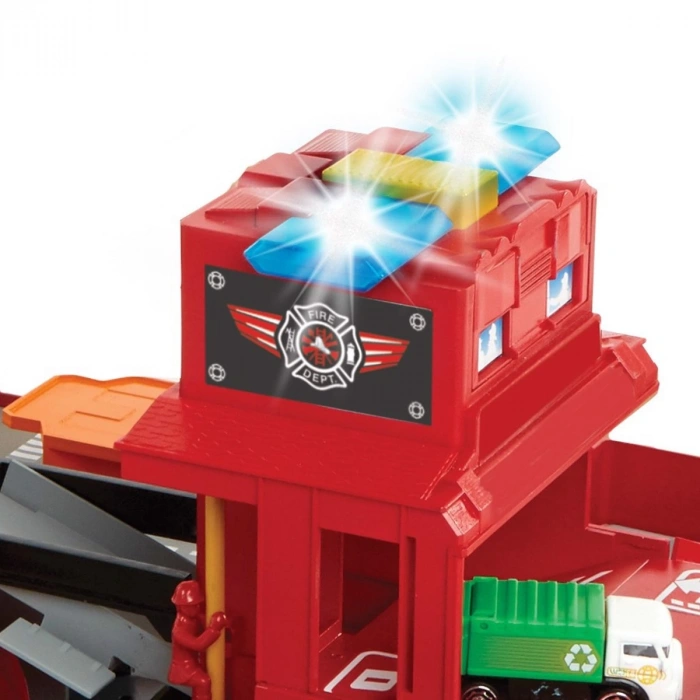 203719005 Folding Fire Truck Playset