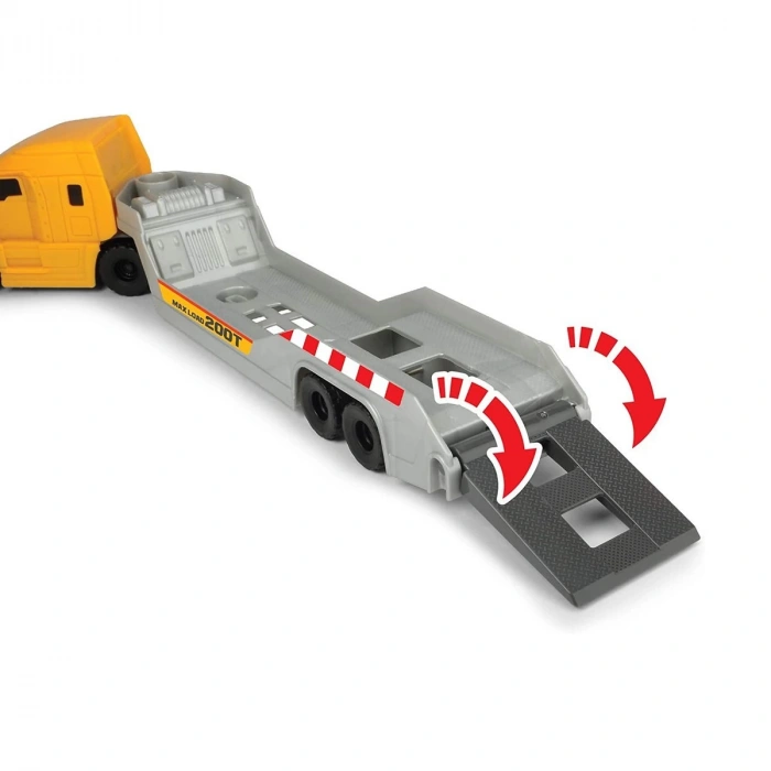 203725005 Dickie Toys, Volvo Yükleyici Kepçe ve Volvo Damperli Kamyon