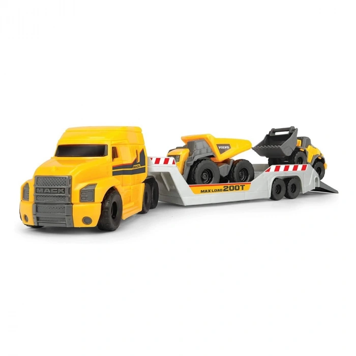 203725005 Dickie Toys, Volvo Yükleyici Kepçe ve Volvo Damperli Kamyon