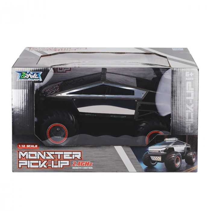 2401A Kumandalı Şarjlı Metal Kaplama Monster Pick Up -Birliktoys