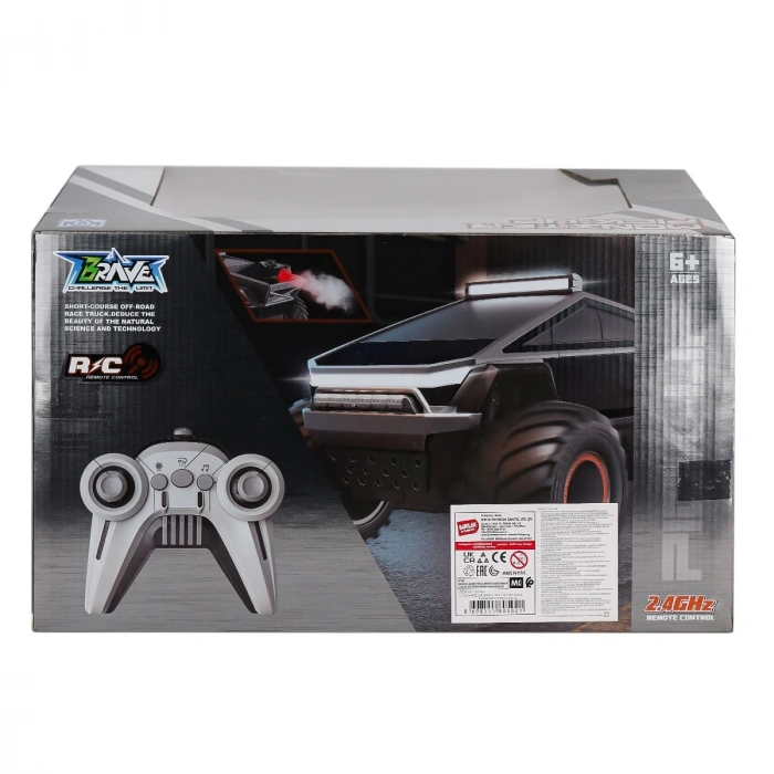 2401A Kumandalı Şarjlı Metal Kaplama Monster Pick Up -Birliktoys