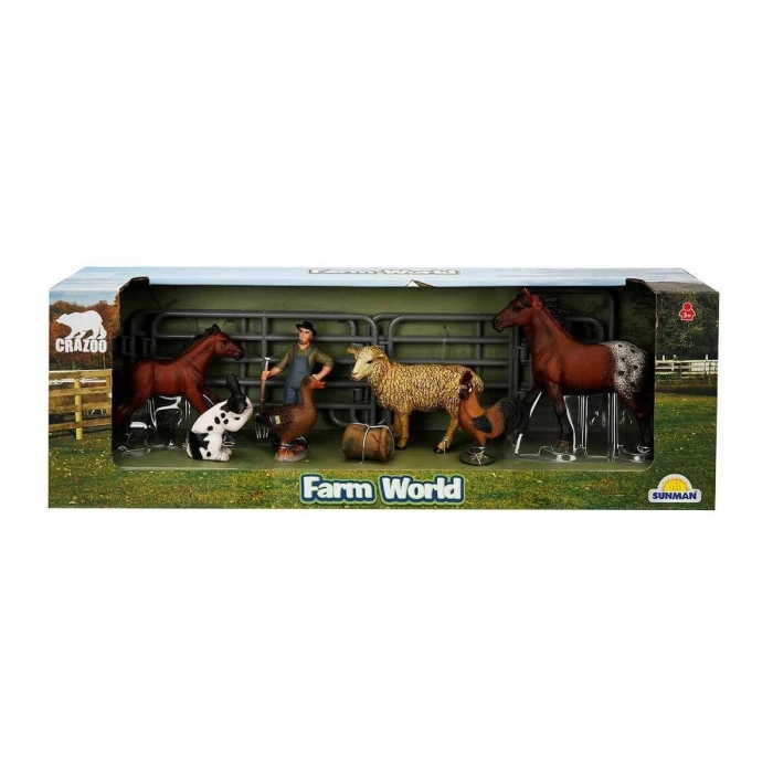 2690 Farm World Çiftlik Hayvanları Oyun Seti