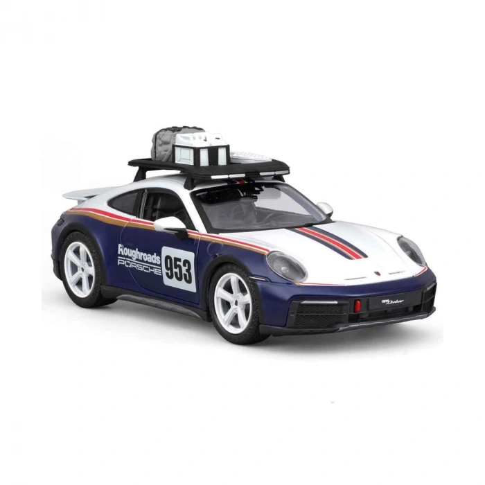 28029 Burago 1:24 Porsche 911 Dakar Model Araba -Sunman