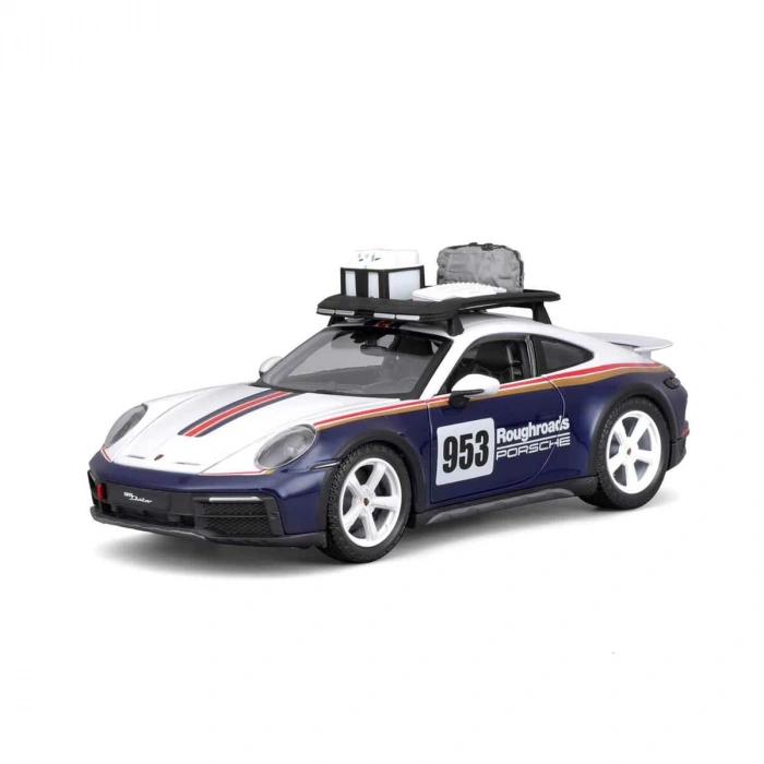 28029 Burago 1:24 Porsche 911 Dakar Model Araba -Sunman