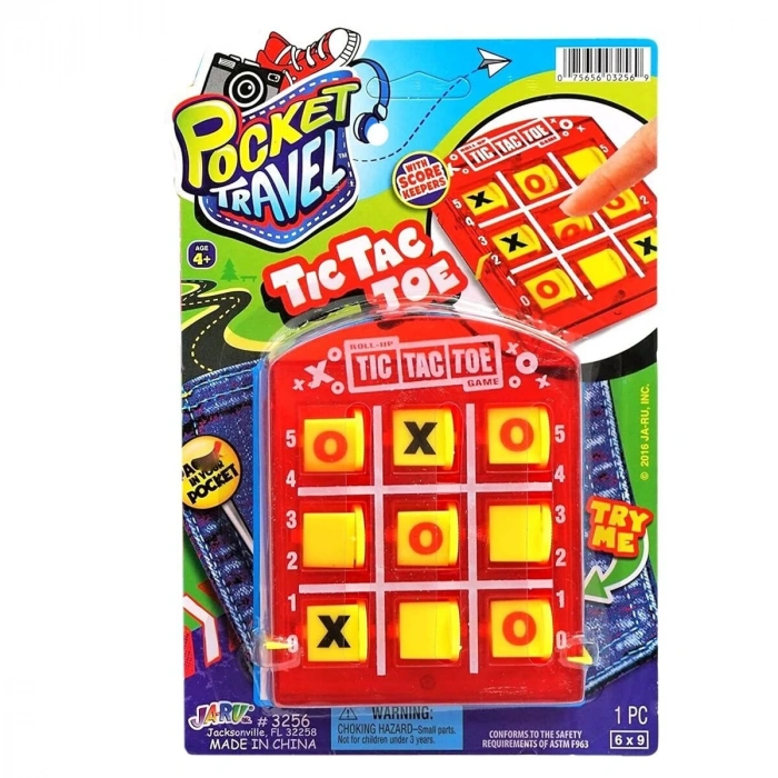 3256 Seyahat Boyu Tic Tac Toe Oyunu