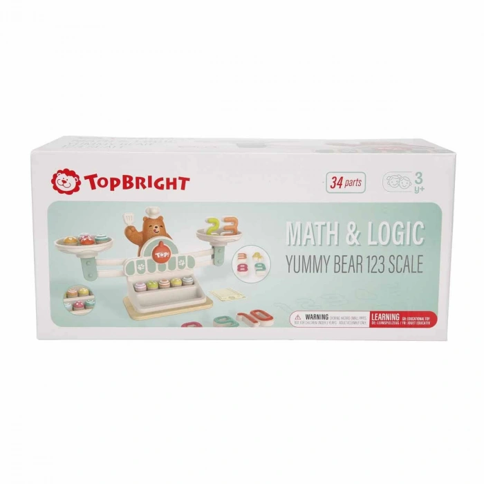 3905 SUN-Ahşap Manyetik Terazi Alışveriş Oyunu