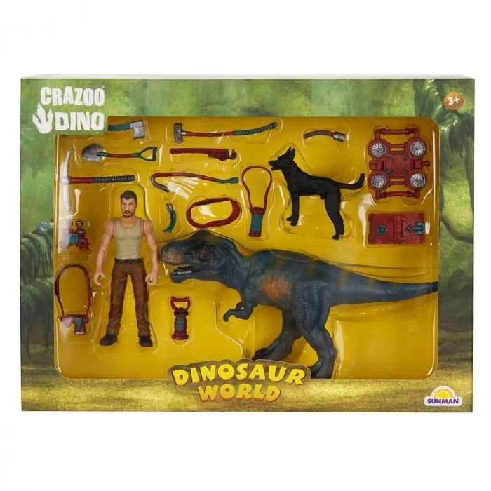 43111 Crazoo Dinozor Figürlü Oyun Seti -Sunman