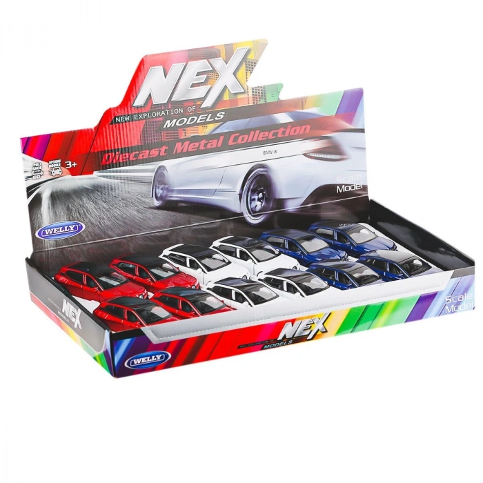 43832 Welly 1:34 BMW IX Çek Bırak Model Araba -Karsan Oyuncak