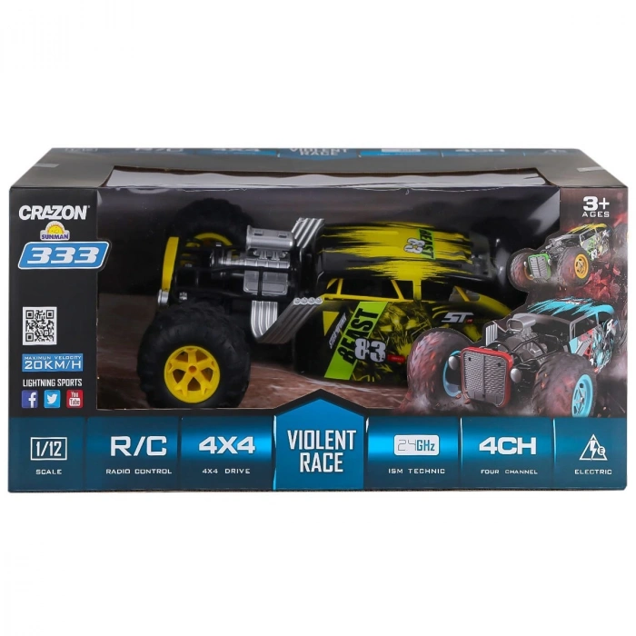 5014 Kumandalı 4x4 Crazon Arazi Aracı 1:12 -Sunman