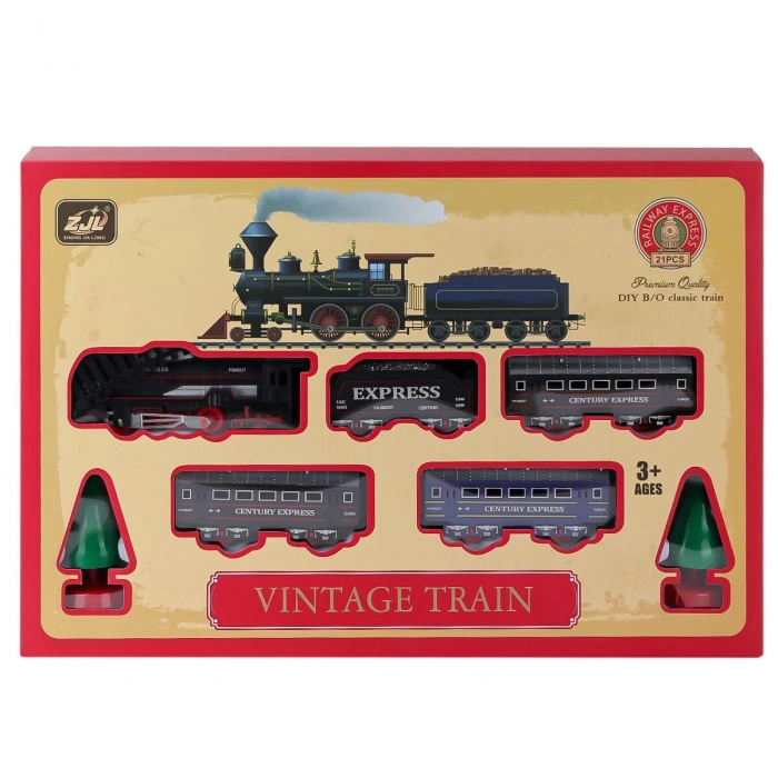 5299-72 Işıklı Tren 21 Parça