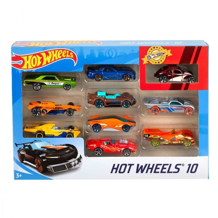 54886 Hot Wheels 10lu Araba Seti - Karışık Asorti