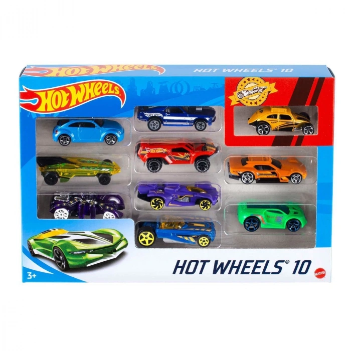 54886 Hot Wheels 10lu Araba Seti - Karışık Asorti