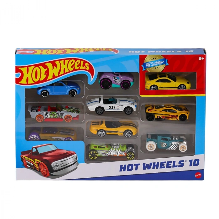 54886 Hot Wheels 10lu Araba Seti - Karışık Asorti