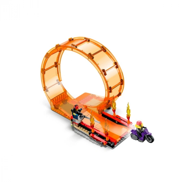 60339 Lego City - Çift Çemberli Gösteri Arenası 598 parça +7 yaş