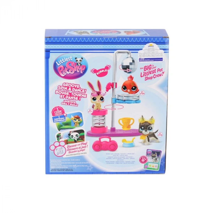 6377 SUN- LİTTLEST PETSHOP MİNİŞLER  DISCO NİGHT  OYUN SETİ