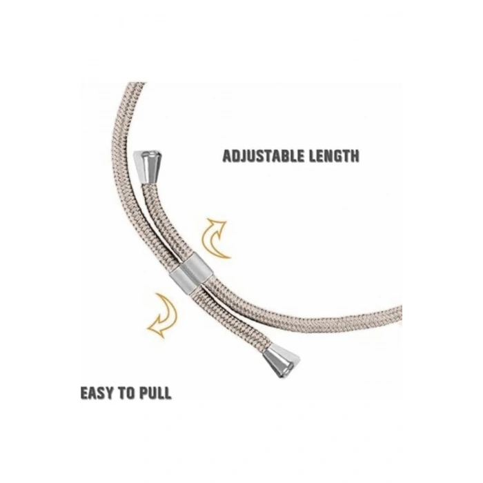 Apple iPhone 12 Pro Max Kılıf İpli Boyun Askılı Şeffaf Darbe Emici Yumuşak Kapak