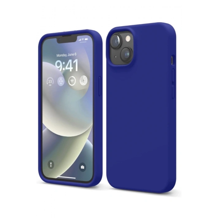 Sıvı Silikon Kılıf iPhone 14 Kılıfıyla Uyumlu (6.1), Premium Silikon,