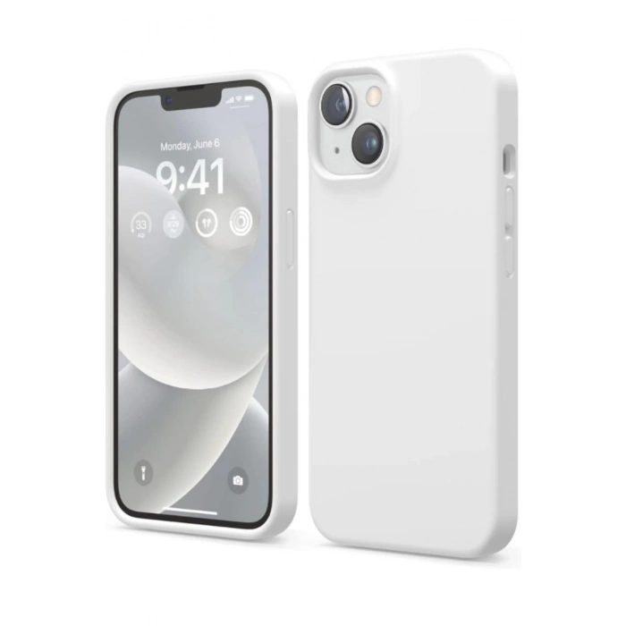 Apple iPhone 14 max Kılıf 6.7 ile Uyumlu, İnce Sıvı Silikon 3 Katmanlı Kılıf