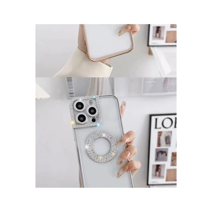 IPhone 11 için lüks elmas silikon kapak