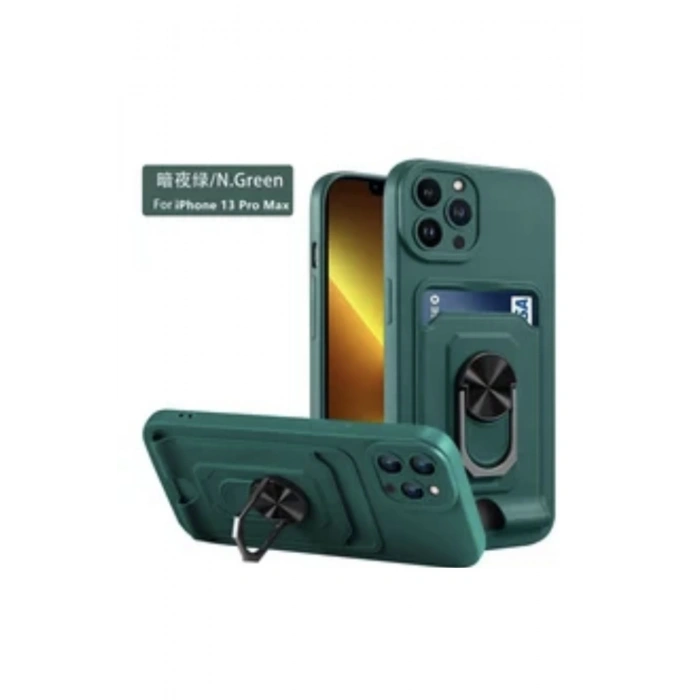 Lüks manyetik halka kart tutucu kılıf iPhone 12 Pro Max kayış yumuşak silikon telefon kapak